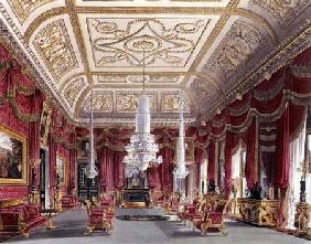 The Crimson Drawing Room, Carlton House from Pyne's 'Royal Residences' 1818