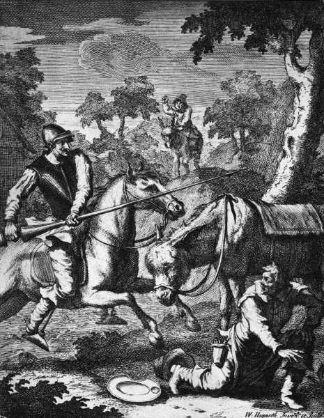Cervantes, Don Quixote / Engr.by Hogarth von William Hogarth