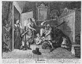 Hudibras Catechiz''d, Plate IV, from ''Hudibras'' by Samuel Butler, 1726