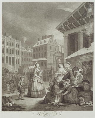 Times of the Day: Morning (engraving) von William Hogarth
