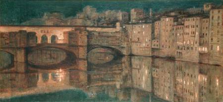 Ponte Vecchio, Florence von William Holman Hunt