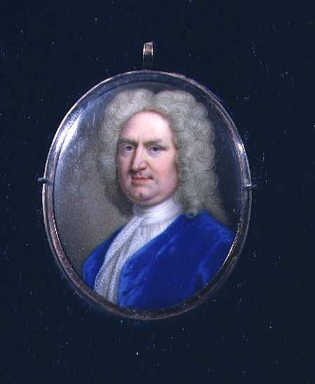 Miniature of George Frederick Handel (1685-1759) von William Hopkins Craft