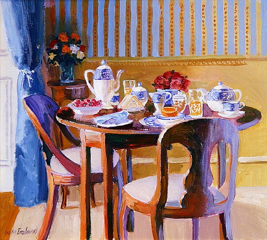 Breakfast Table (oil on board)  von William  Ireland