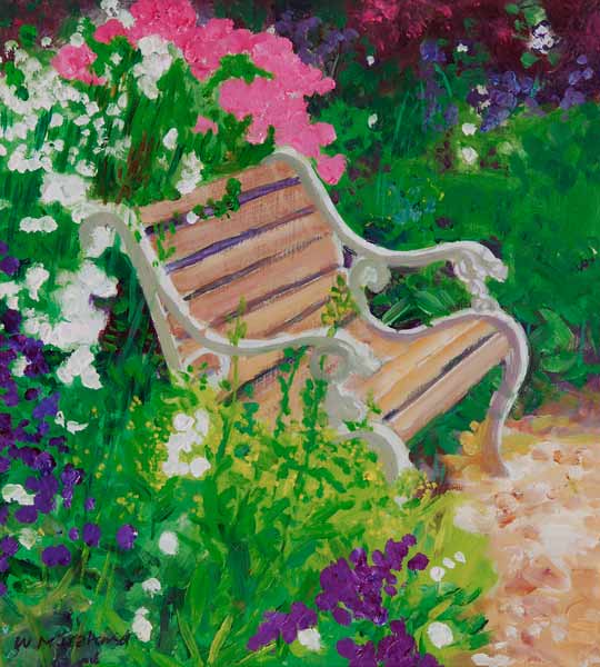 Garden Bench07/8 von William  Ireland