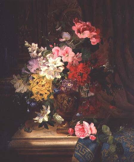 A Still Life of Flowers von William John Wainwright