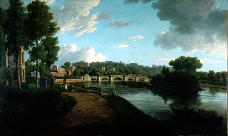 The Thames at Richmond, Surrey von William Marlow