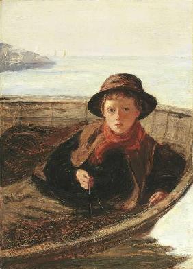Ein Fischerjunge 1870