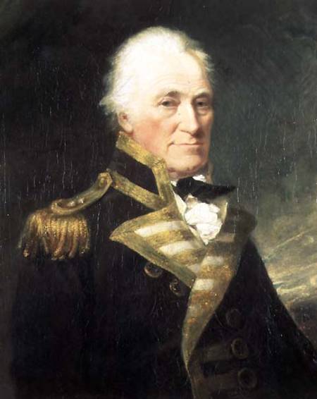 Portrait of Vice-Admiral John Hunter von William Mineard Bennett