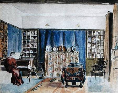 Interior of Kelmscott Manor von William  Morris