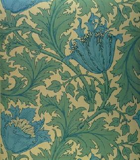 'Anemone' design (textile) 1892