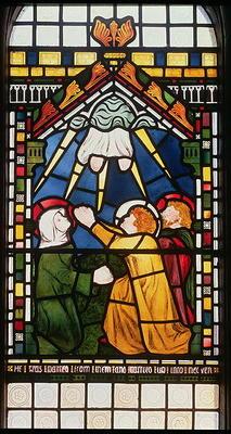 The Ascension, 1861 (stained glass) 1890