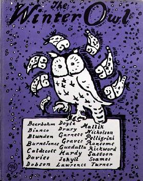 Cover von The Winter Owl, herausgegeben von Cecil Palmer, London, 1923 (siehe auch 109806) 1923