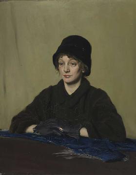 Das Mädchen mit einem zerlumpten Handschuh, 1909 1909