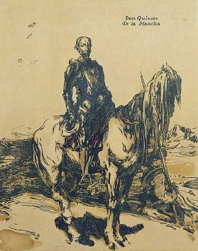 Don Quijote de la Mancha, Illustration aus Characters of Romance, erstmals 1900 veröffentlicht