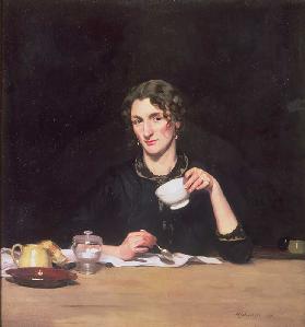 Eine Dame beim Frühstück oder Le Dejeuner de Marie, 1911 1911