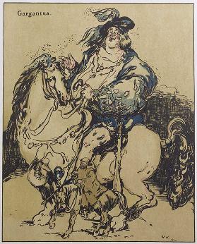 Gargantua, Illustration aus Characters of Romance, erstmals 1900 veröffentlicht