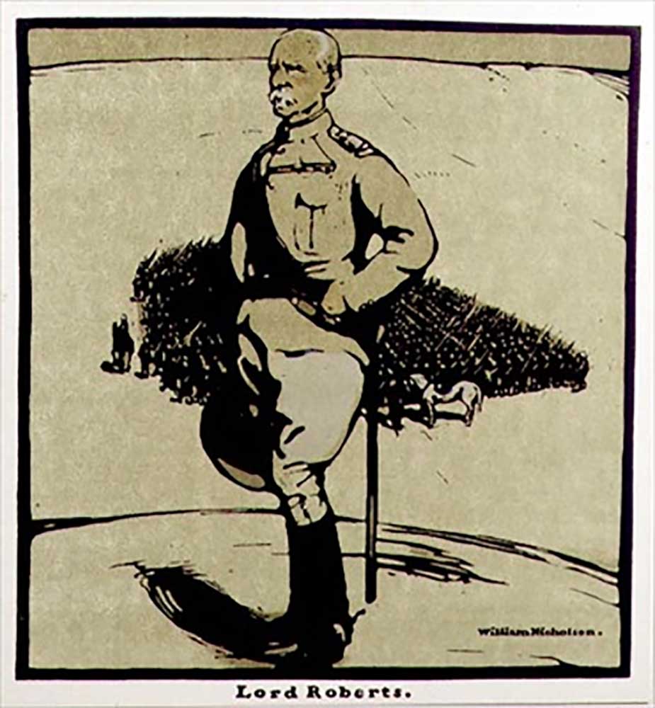 Lord Roberts, aus "Twelve Portraits", erstmals veröffentlicht von William Heinemann, 1899 von William Nicholson