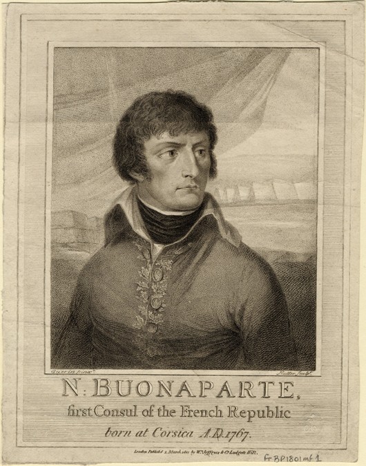 Napoleon Bonaparte als Erster Konsul der Französischen Republik von William Nutter