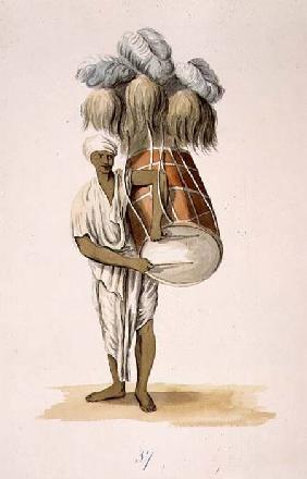 D'Hauk used at Marriages and Religious Ceremonies plate 37 from 'The Costume of Hindostan' by Franz  c.1805