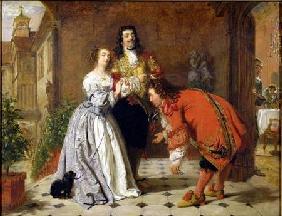 Scene from Moliere's 'The Would-be Gentleman' 1848