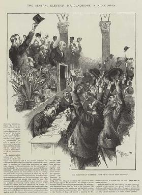 Die Parlamentswahlen, Mr. Gladstone in Midlothian 1892