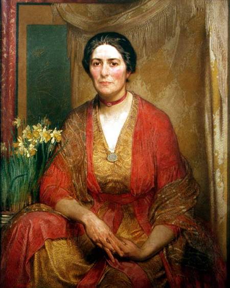 Portrait of the Artist's Wife von William Shackleton