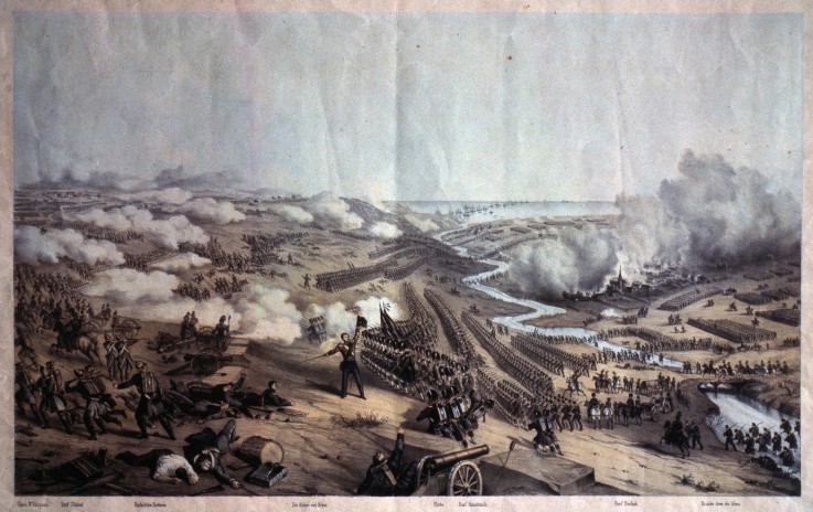 Die Schlacht an der Alma am 20. September 1854 von William Simpson