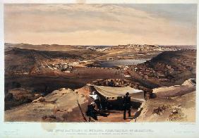 Städtische Batterie, oder Innenansicht der Festung am 12. Februar 1855