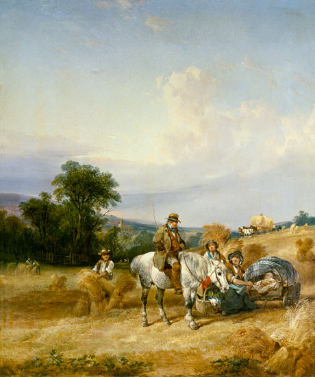 Harvesting Scene von William Snr. Shayer