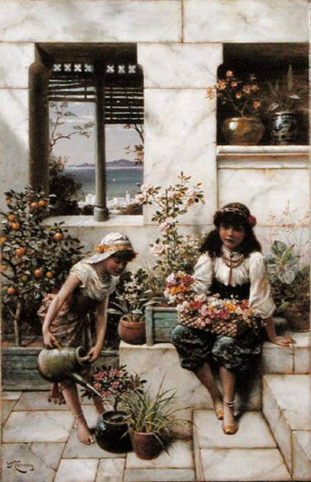 Flower Girls von William Stephen Coleman