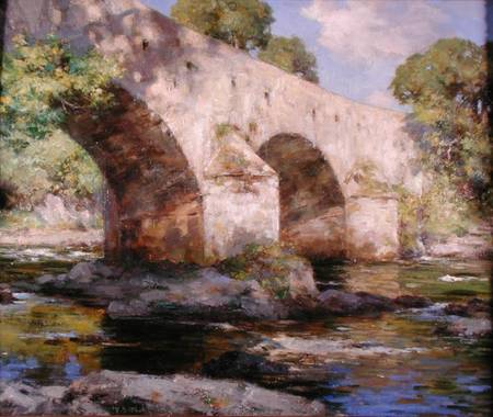 Bridge of Dee, Galloway, Summer von William Stewart MacGeorge