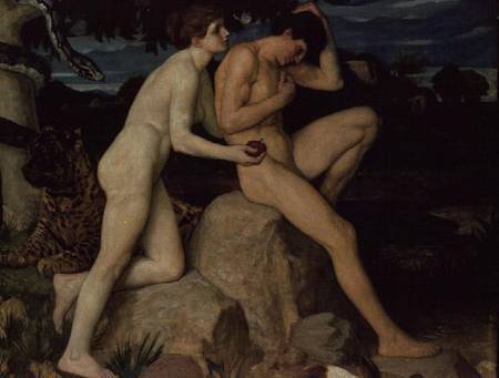 Adam and Eve von William Strang