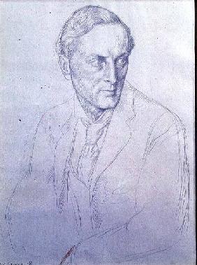 Portrait of Sir Henry John Newbolt (1862-1938) poet 1898