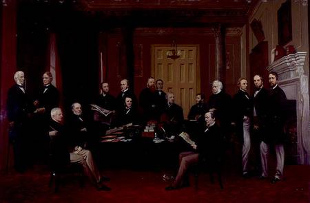 Gladstone's First Cabinet von William u. Henry Barraud