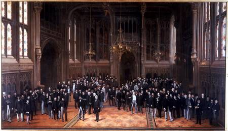 Members' Lobby, Houses of Parliament von William u. Henry Barraud