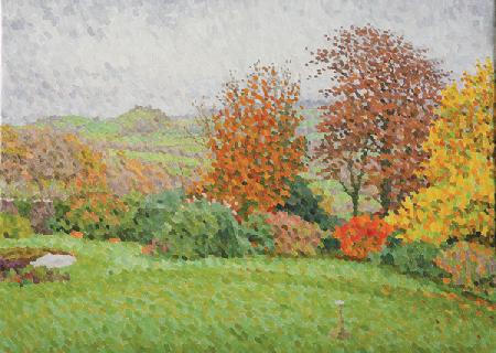 Autumn Landscape, Rain 2007