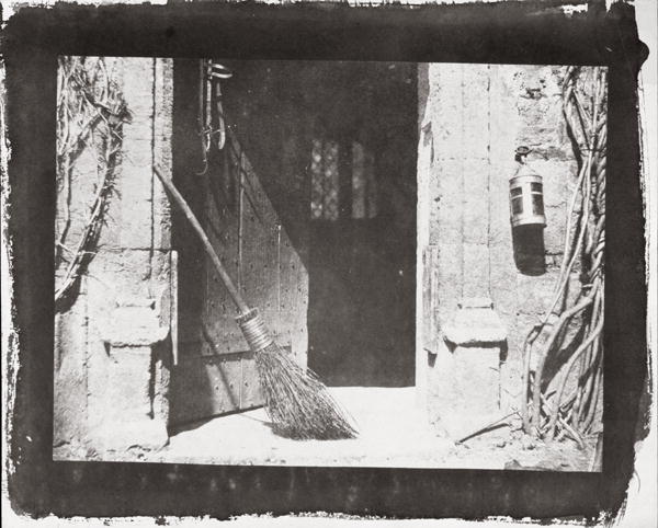 The Open Door, March, 1843 (b/w photo)  von William Henry Fox Talbot