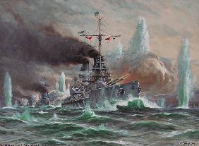 Die Seeschlacht vor dem Skagerrak am 31.Mai 1916 Entstanden 1925