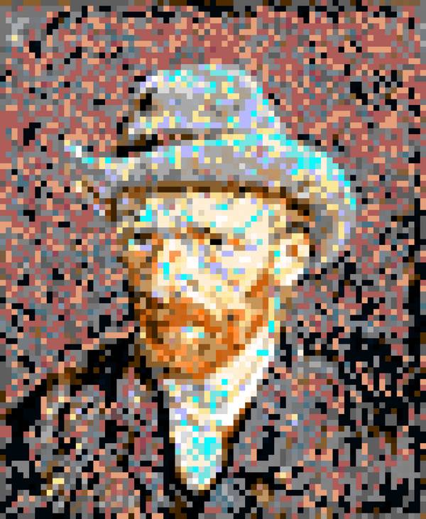 Vincent van Gogh Self-portrait 1 von Wim Heesakkers