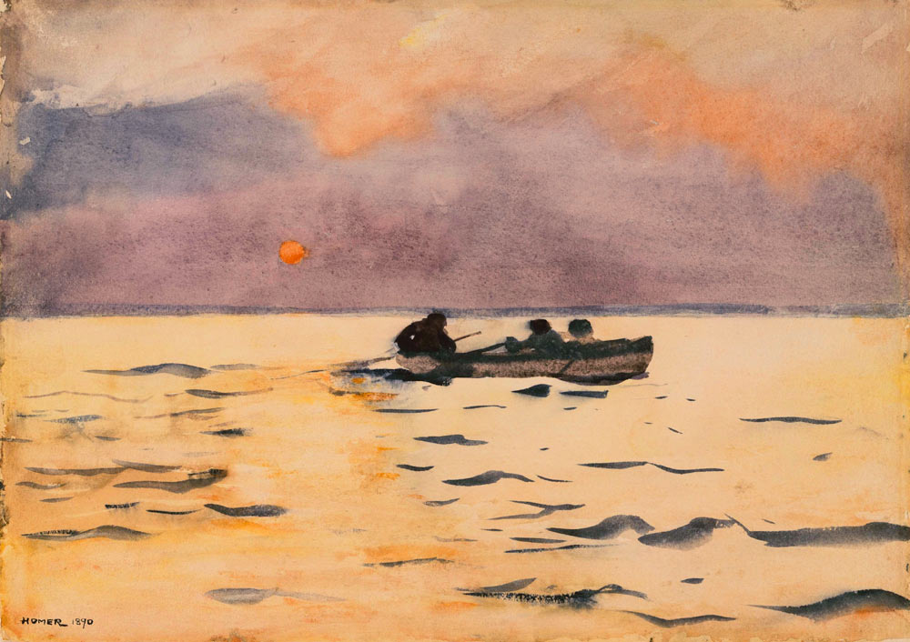 Rowing Home von Winslow Homer