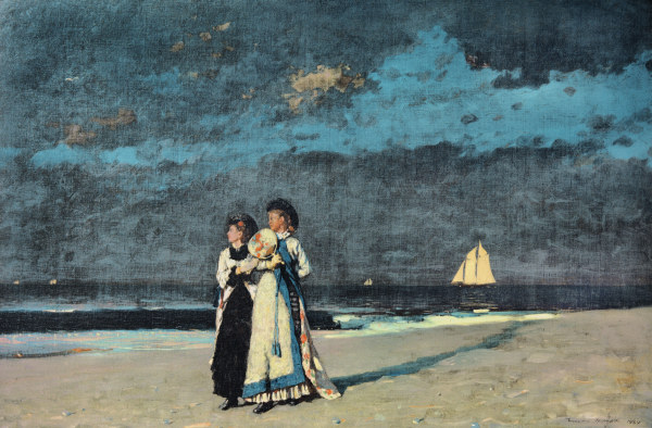 Spaziergang am Strand von Winslow Homer