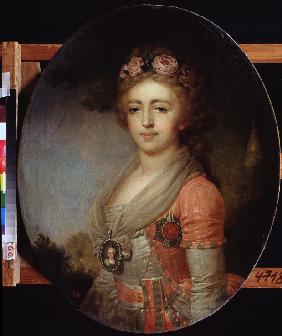 Bildnis der Grossfürstin Alexandra Pawlowna (1783-1801), Tochter des Kaisers Paul I.