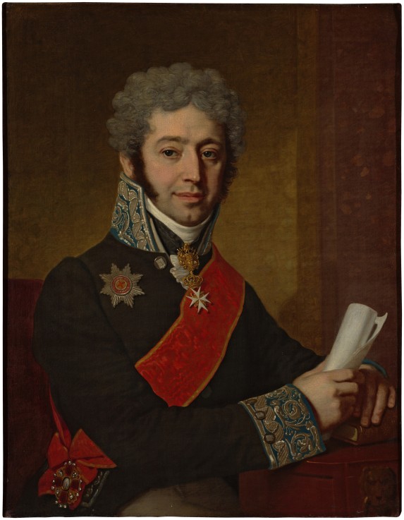 Porträt von Fürst Alexei Alexejewitsch Dolgoruki (1775-1834) von Wladimir Lukitsch Borowikowski