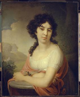 Porträt von Fürstin Anna Petrowna Gagarina 1801
