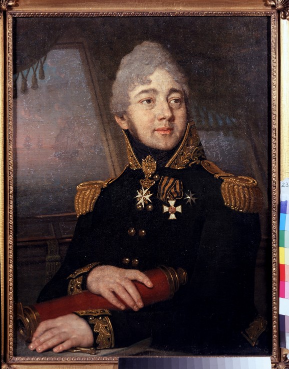 Porträt von Ilja Andreewitsch Boratynski (1777-1836) von Wladimir Lukitsch Borowikowski