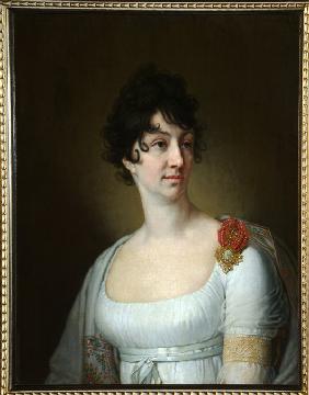 Porträt von Sofia Alexejewna Rajewskaja 1813