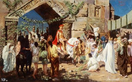 Alexander der Große vor den Toren von Jerusalem 1879
