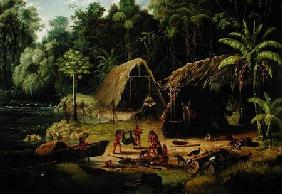 Carib Village, British Guyana 1836
