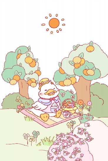 Kleines Enten-Picknick
