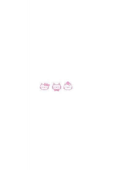 Mini süße rosa Katze